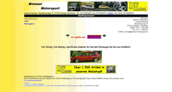 Desktop Screenshot of brenner-motorsport.de