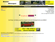 Tablet Screenshot of brenner-motorsport.de